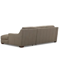 Closeout! Kovner 2-Pc. Leather Sectional Chaise and Sofa Set, Created for Macy's