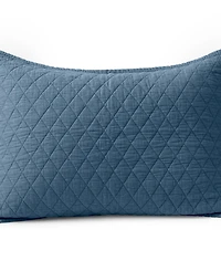 Lands' End Solid Diamond Double Voile Pillow Sham