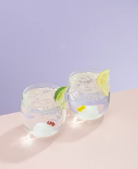 Sanrio Hello Kitty Stemless Short Glasses, Set of 2