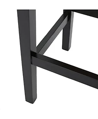 Streamdale Modern Bonded Leather Transitional Counter Stools, Set of 2 (Brown)