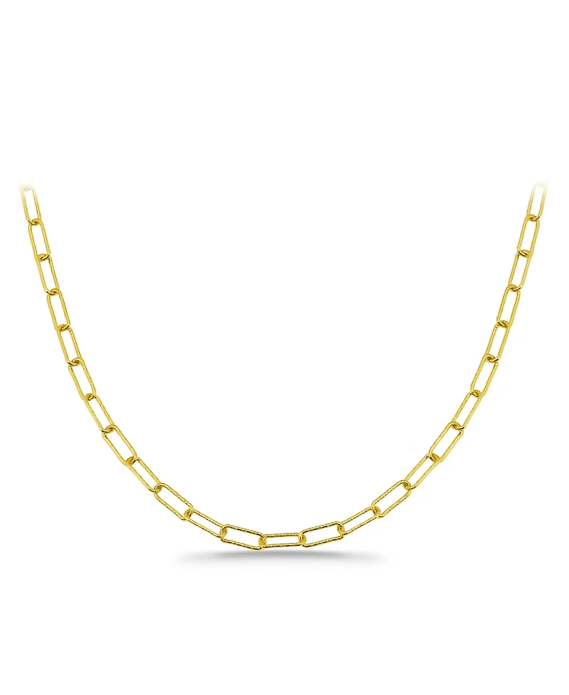 Giani Bernini Paperclip Link 16" Chain Necklace, 18k Gold-Plated Sterling Silver or Silver, Created for Macy's