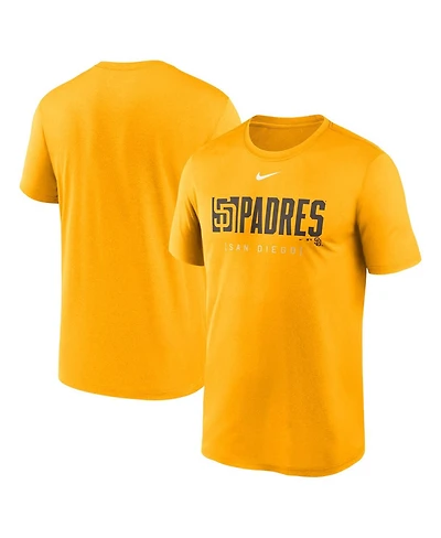 Nike Men's Gold San Diego Padres Knockout Legend Performance T-Shirt