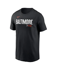 Nike Men's Adley Rutschman Black Baltimore Orioles City Connect Fuse Name Number T-Shirt