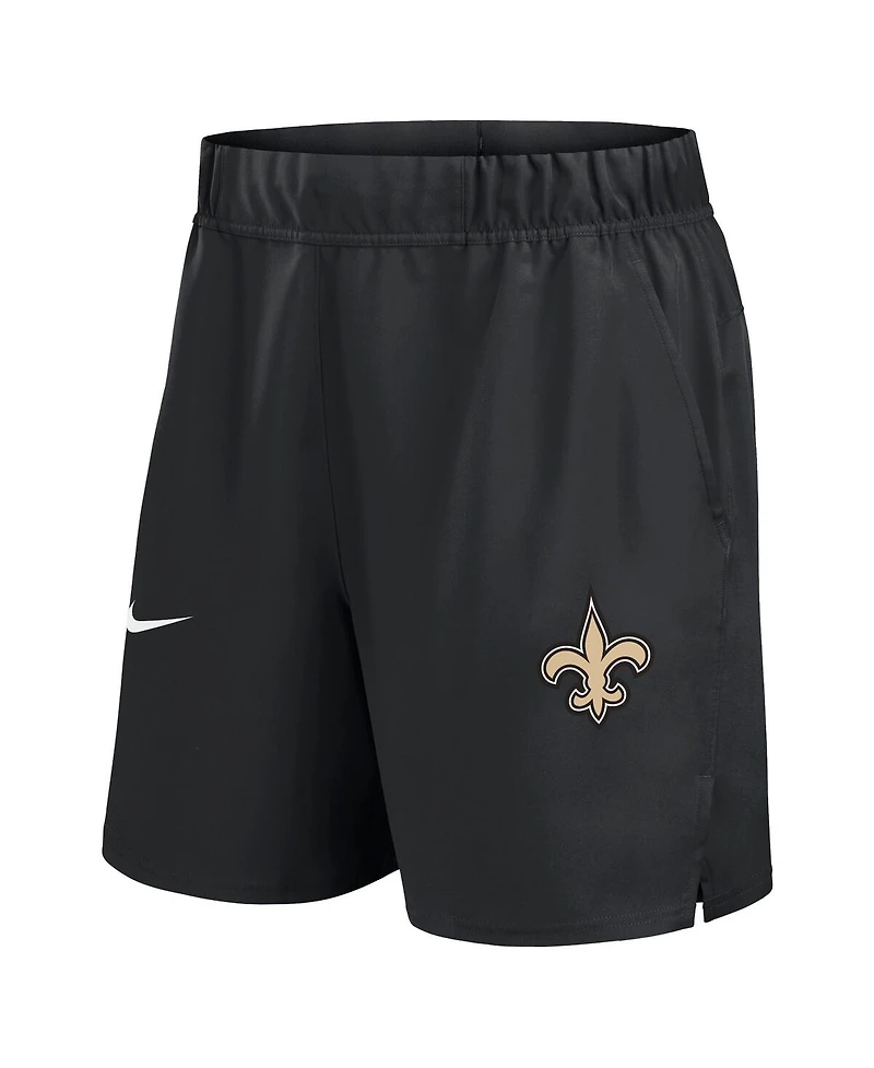 Nike Men's Black New Orleans Saints Blitz Victory Performance Shorts