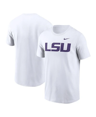 Nike Men's Heather Gray Lsu Tigers Primetime Evergreen Logo T-Shirt