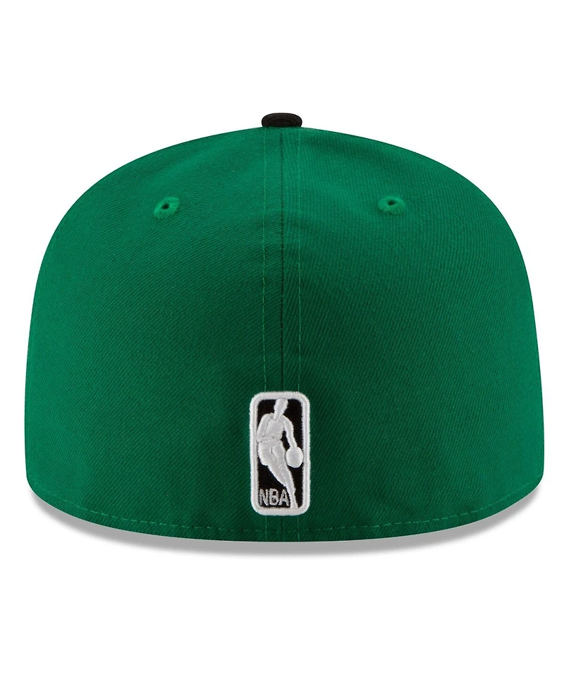 New Era Men's Kelly Green/ Boston Celtics 2024 Nba Finals Champions Side Patch 59FIFTY Fitted Hat