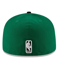 New Era Men's Kelly Green/ Boston Celtics 2024 Nba Finals Champions Side Patch 59FIFTY Fitted Hat