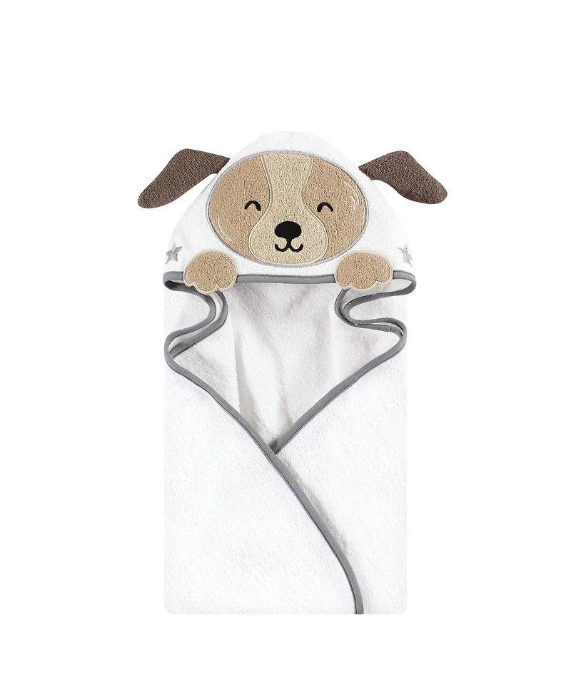 Hudson Baby Boys Playful Creature Hooded Towel (Cotton-Poly Blend