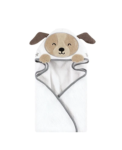 Hudson Baby Boys Playful Creature Hooded Towel (Cotton-Poly Blend
