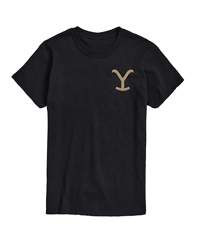 Hybrid Apparel Yellowstone Logo Mens Short Sleeve Tee