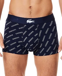 Lacoste Men's 3-Pack Regular-Fit Stretch Trunk Underwear