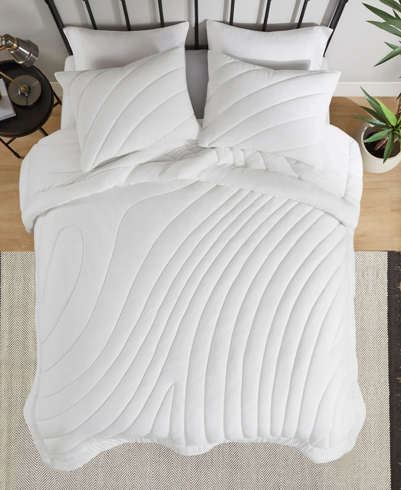 Urban Habitat Juniper Puffy 3-Pc. Comforter Set, King/California King