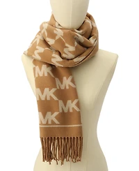Michael Michael Kors Women's Metallic Logo Wrap Scarf
