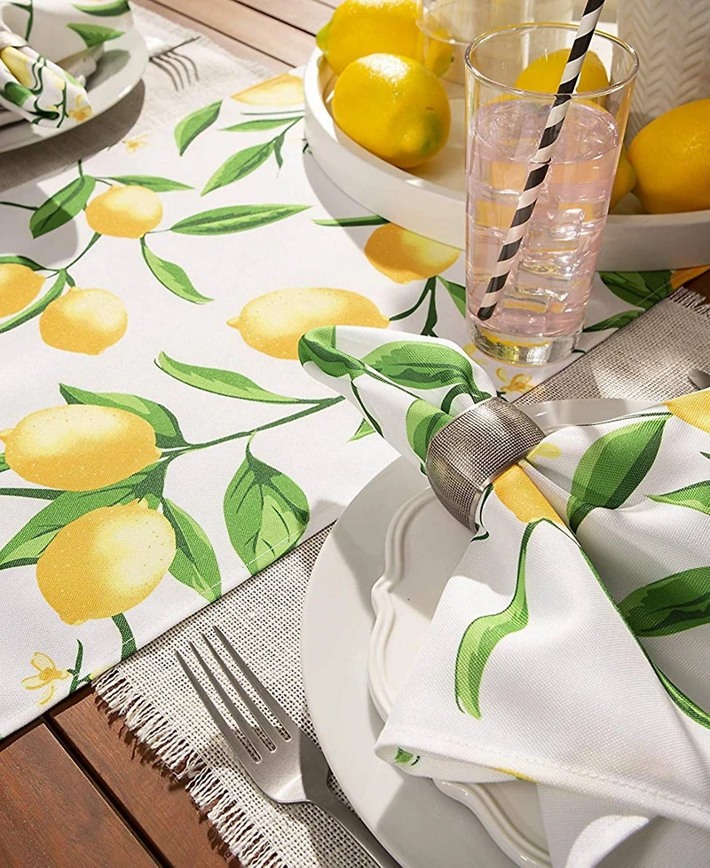 Design Imports Outdoor Table Runner 14x108