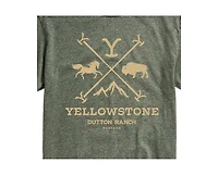 Hybrid Apparel Yellowstone Mens Short Sleeve Tee