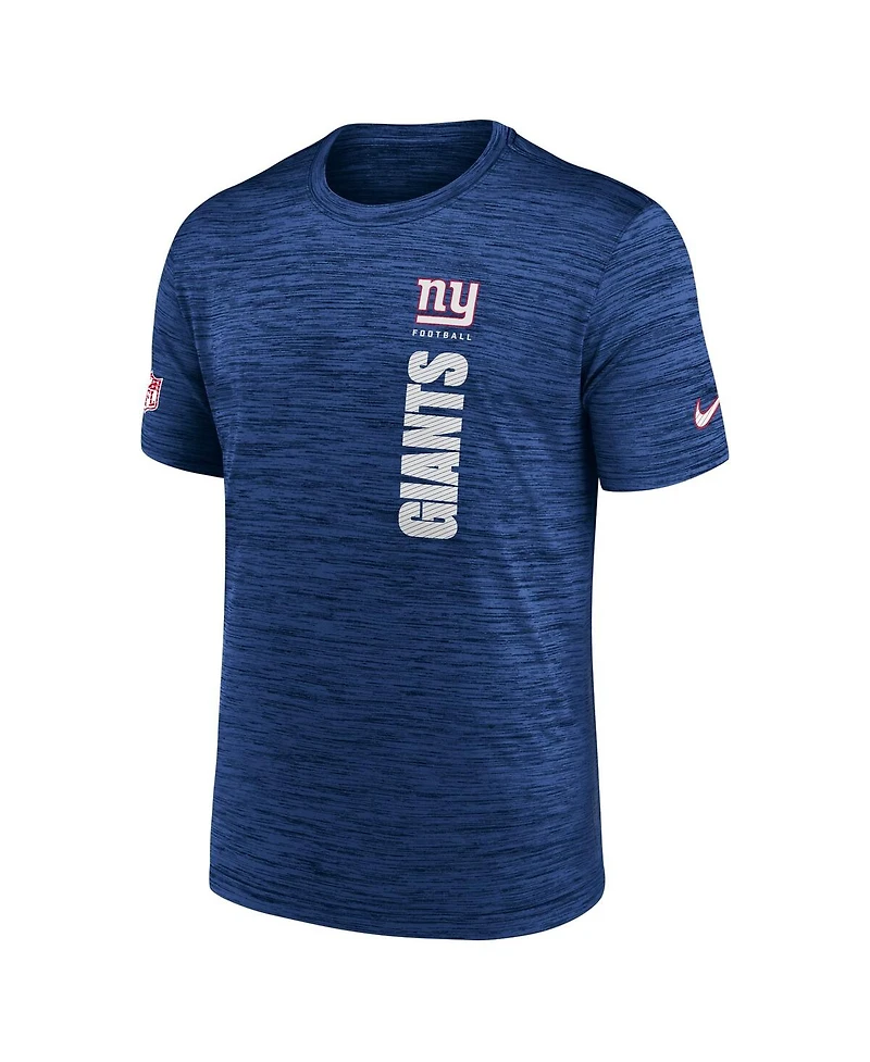 Nike Men's Royal New York Giants 2024 Sideline Velocity Performance T-Shirt