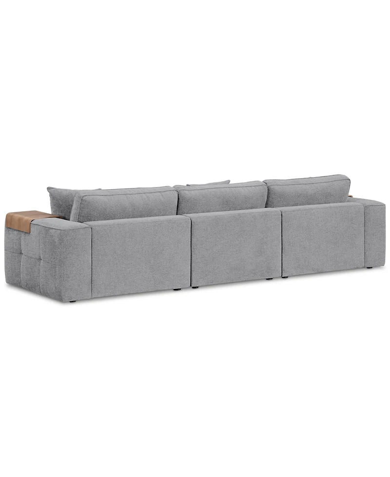 Nycolle 3-Pc. Modular Fabric Sectional, Created for Macy's