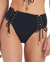 Red Carter Women's High-Waisted Lace-Up Bottoms