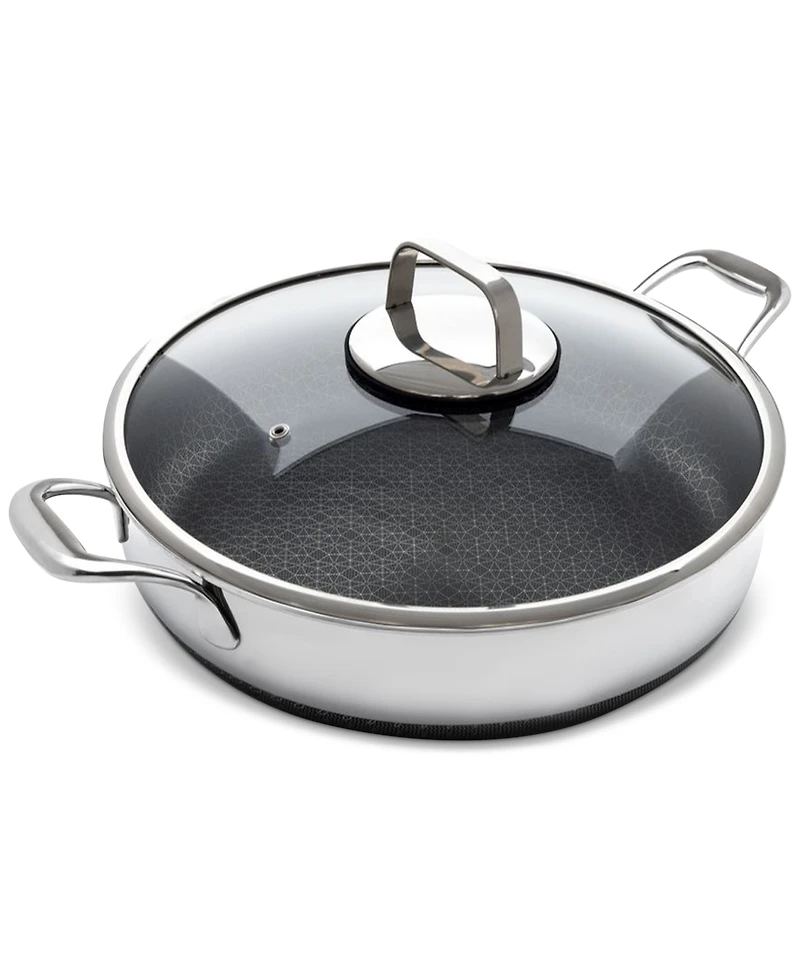 Livwell DiamondClad 8-Pc. Hybrid Nonstick Stainless Steel Frypan Set