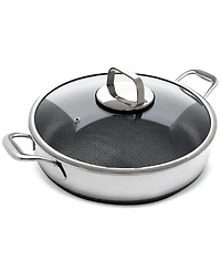 Livwell DiamondClad 8-Pc. Hybrid Nonstick Stainless Steel Frypan Set