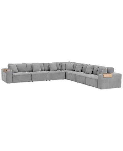 Nycolle -Pc. Modular Fabric L-Shape Sectional