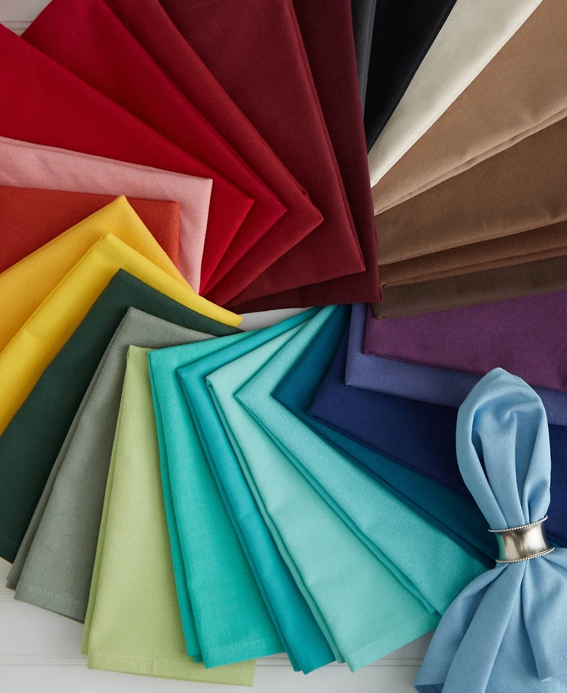 Design Imports Solid Napkin Set of 6