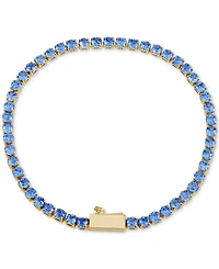 Vince Camuto Gold-Tone Color Crystal Bangle Bracelet