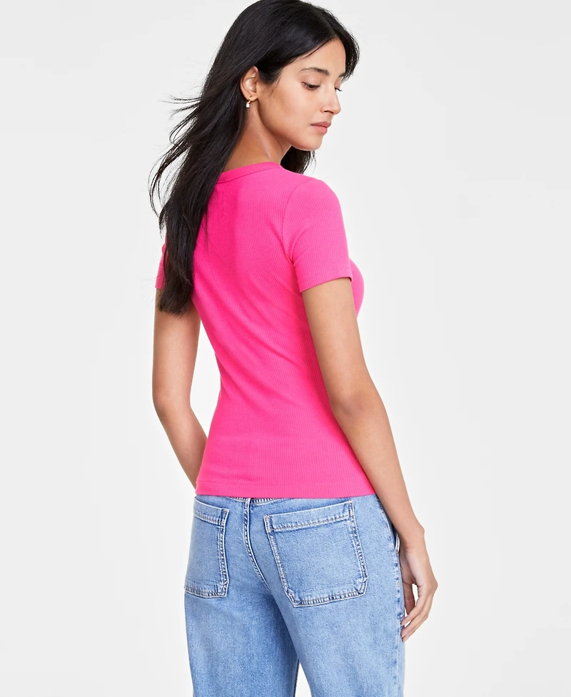 On 34th Women's Ribbed T-Shirt