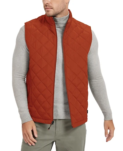 Hawke & Co. Men's Diamond Quilted Heritage Vest, Created for Macy's