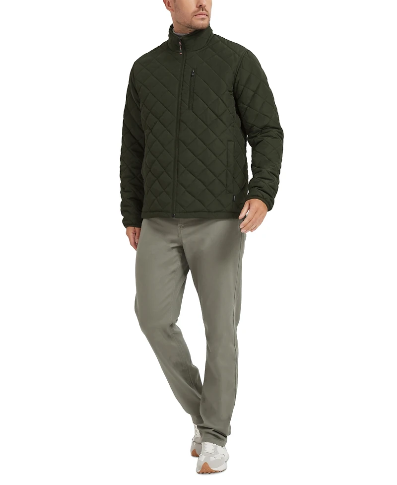 Hawke & Co. Men's Diamond Quilted Heritage Jacket, Created for Macy's