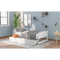 Streamdale Twin Platform Bed, With Two Drawers