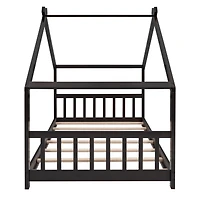 Streamdale Twin Size House Bed Wood Bed