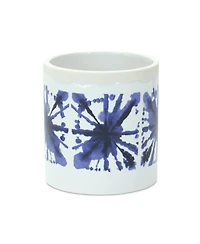 Slickblue Tie-dye Decorative Print Ceramic Pot (Set of 2)