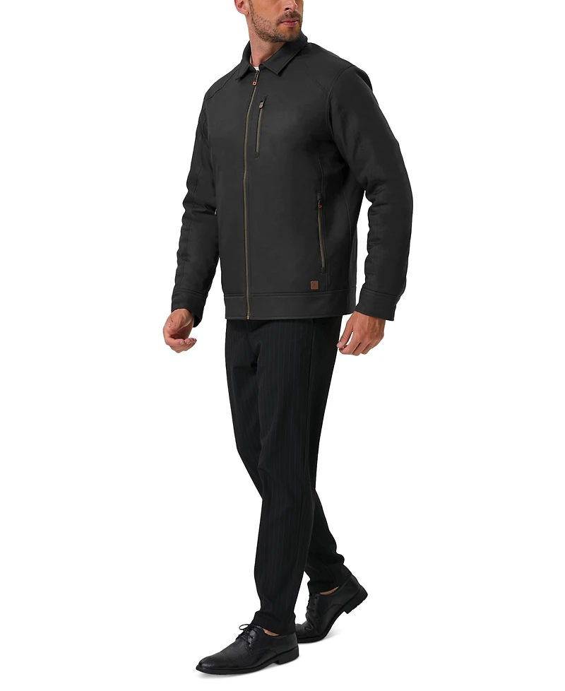 Hawke & Co. Men's Flannel Lined Chore Jacket