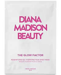 Diana Madison Beauty The Glow Factor Rosehip Seed Oil Hydrating Face Sheet Mask