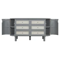 Full Murphy Bed with Hidden Storage & Modern Woven Design