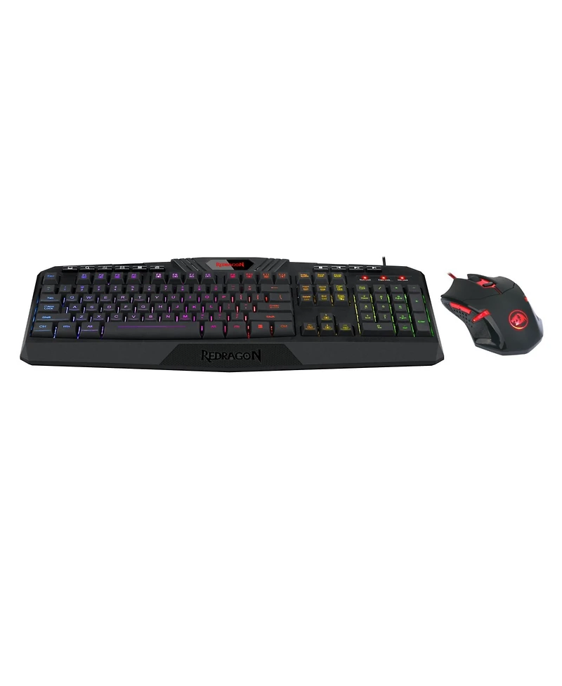 Redragon Gaming Essentials S101-3 Wired Gaming Keyboard and Optical Mouse Bundle with Rgb Backlighting