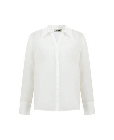 Nocturne Women's Sheer Button Front Shirt