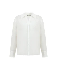 Nocturne Women's Sheer Button Front Shirt