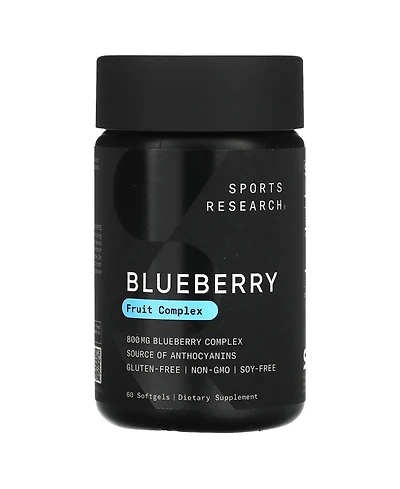 Sports Research Blueberry Concentrate, 800 mg, Dietary Supplements, 60 Softgels