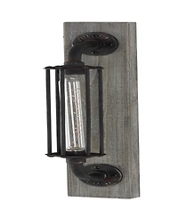 Rosemary Lane 20" Metal Geometric Battery Operated Accent Lamp