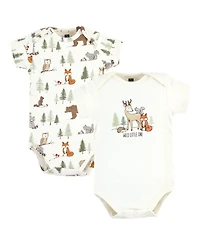 Hudson Baby Baby Boys Hudson Layette Starter Set 25pc, Forest Animals, 0-6 Months