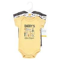 Hudson Baby Boys Cotton 3-Piece Bodysuit Bundle