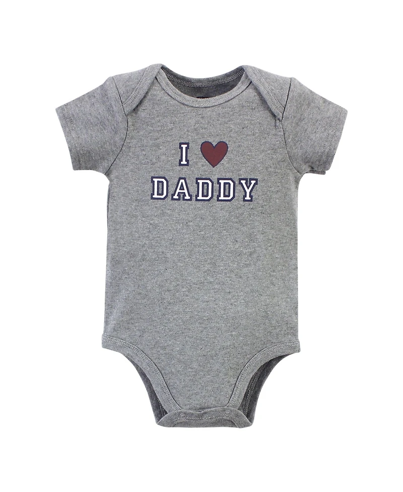 Hudson Baby Boys Essential Cotton Bodysuits 5-Piece Set