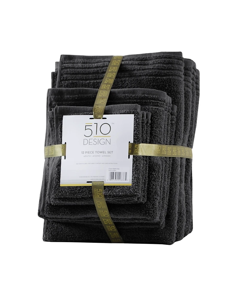 510 Design Big Bundle Cotton 12-Pc. Bath Towel Set