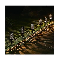 Maggift Solar Led Garden Lights for, Automatic Led Halloween Christmas Decorative Landscape Lighting