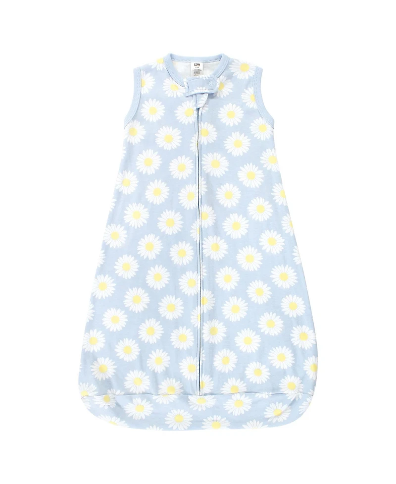 Hudson Baby Girls Long-Sleeve Cotton Wearable Sleep Solution
