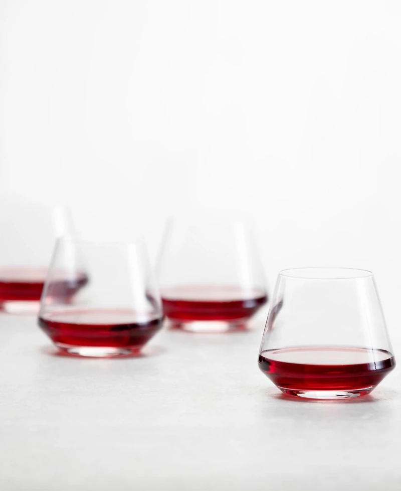 Zwiesel Glas Pure Stemless Wine Tumbler Burgundy 17.1oz - Set of 6
