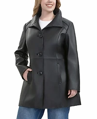 Bgsd Plus Sarai Leather Coat