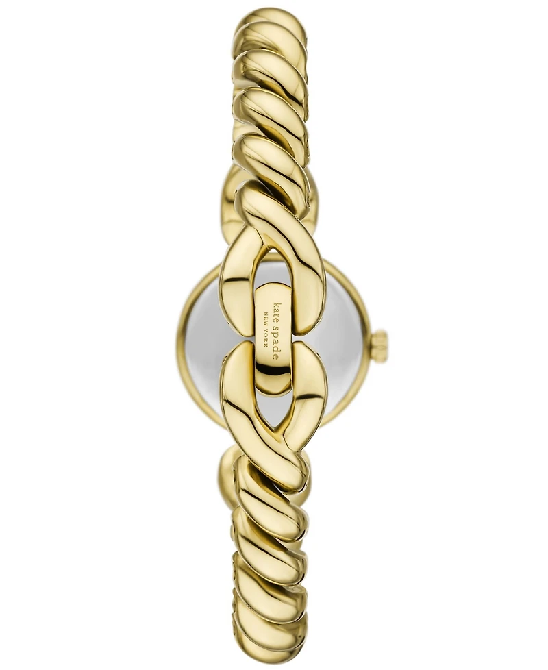 Kate Spade New York Women's Monroe Gold-Tone Stainless Steel Bracelet Watch 24mm